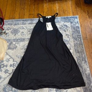 Black bathing suit coverup